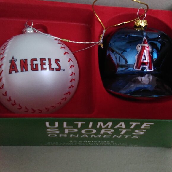 Set of 2 Christmas Baseball Ornaments - Picture 8 of 10